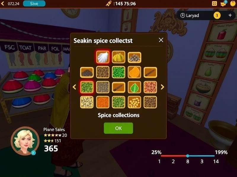 Mystic Cumin Journey character interacting with Indian market scene